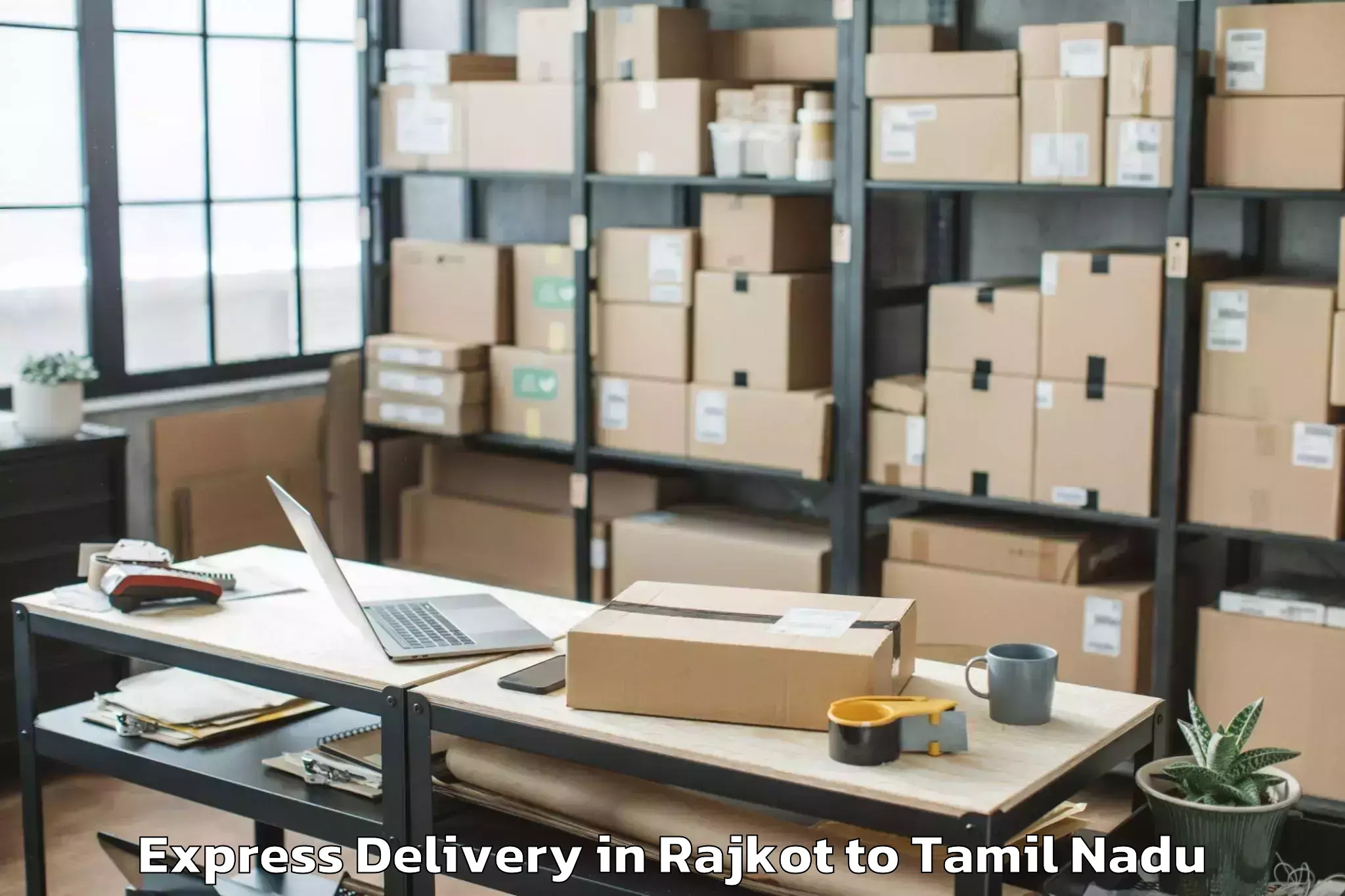 Reliable Rajkot to Vadipatti Express Delivery